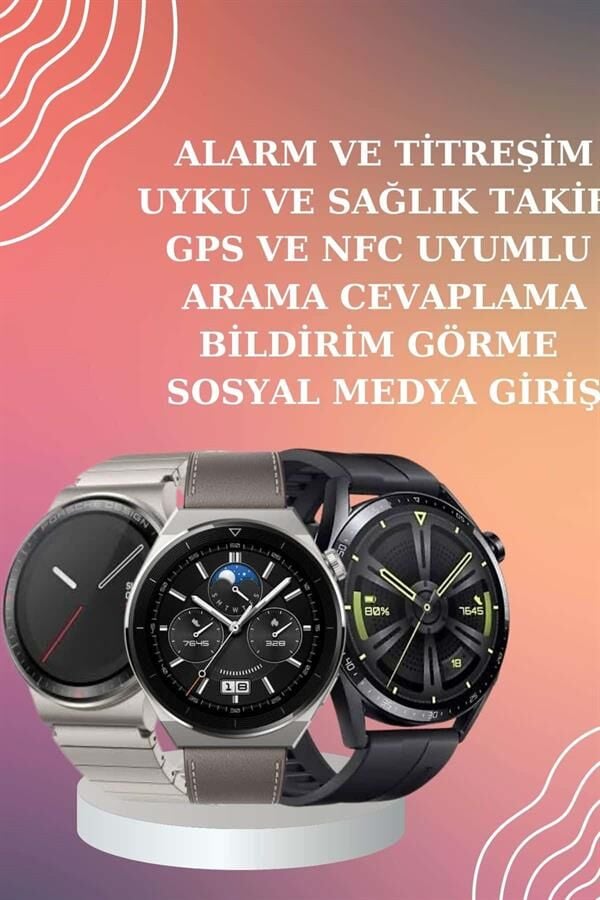 Bluetooth Kulaklık ve Amoled Ekran Akıllı Saat Uyku ve Sağlık Takibi Nabız Ölçer
