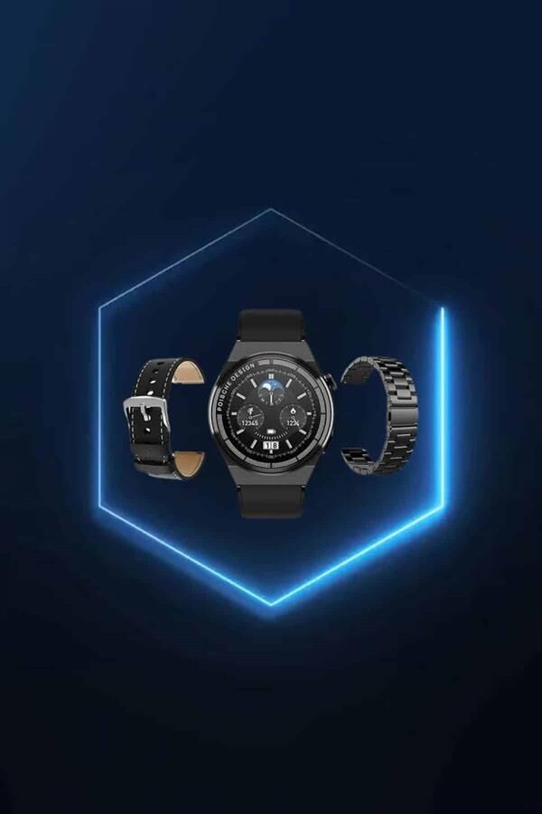 Bluetooth Kulaklık ve Amoled Ekran Akıllı Saat Uyku ve Sağlık Takibi Nabız Ölçer
