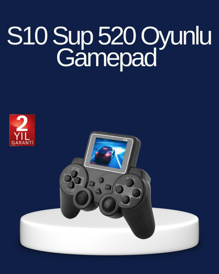 2025 S10 Gamepad 520 Klasik Retro Oyunlu TV Bağlantılı A Kalite Orijinal - Lisinya