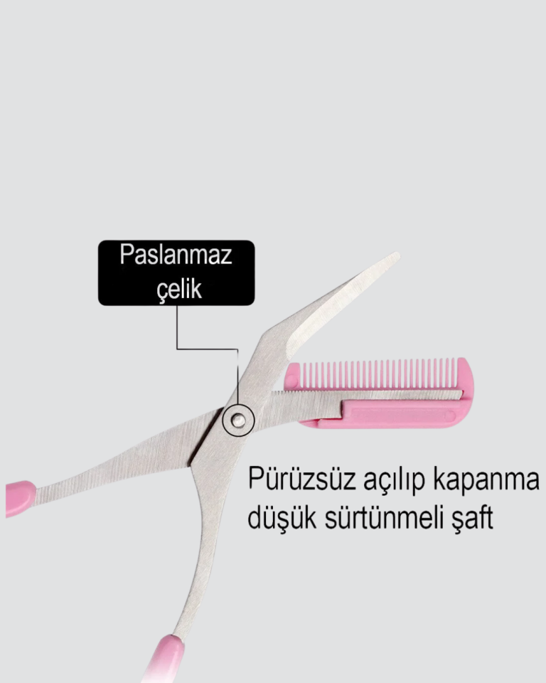 Mini Taraklı Kaş Düzeltici – Hassas Şekillendirme ve Taşınabilir Tasarım - Lisinya