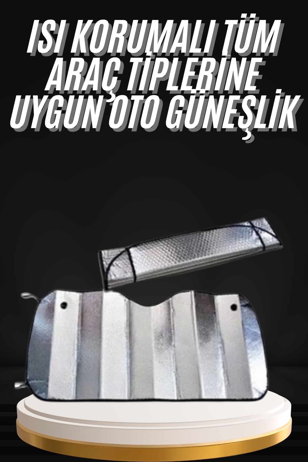 Araç Güneşlik Koruyucu Cam Güneşliği Otomobil Güneşlikleri Katlanabilir - Lisinya