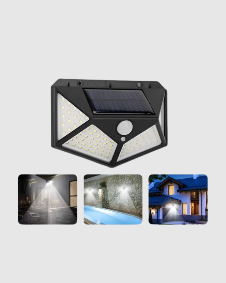 Solar Güçlü 100 LED Bahçe Lambası – Enerji Tasarruflu, Suya Dayanıklı ve Geniş Açılı Işık - Lisinya