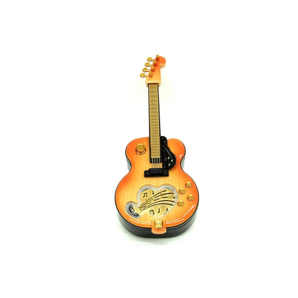 Gitar Görünümlü Nostaljik Müzik Kutusu ( Lisinya )