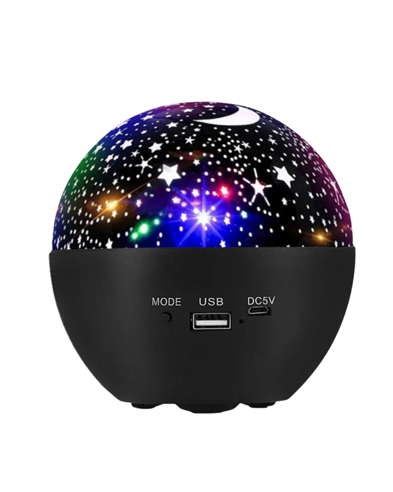YamanHobi Fişli Yıldız Projektör Gece Lambası USB Müzik Destekli