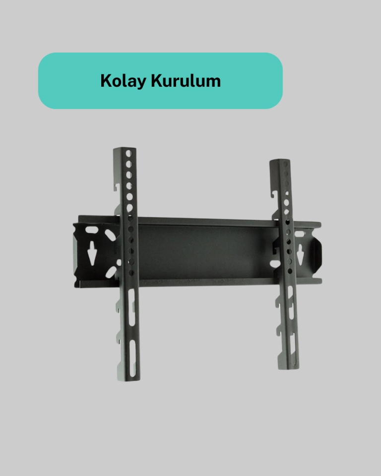 LED TV Askı Aparatı 32-42 İnç Uyumlu Sağlam Çelik Kompakt Tasarım - Lisinya