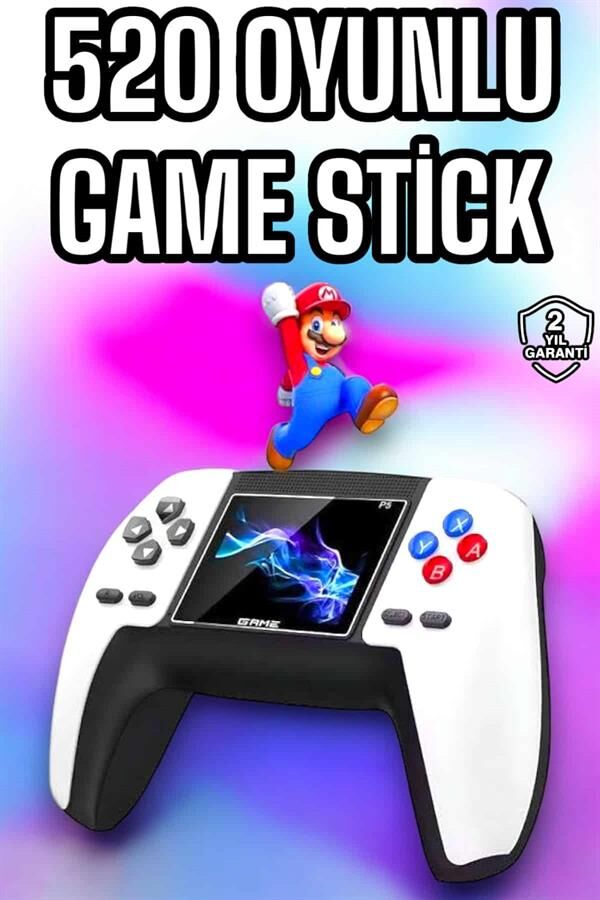 Game Stick 520 Oyunlu Retro Konsol Çocuklara Özel - Lisinya