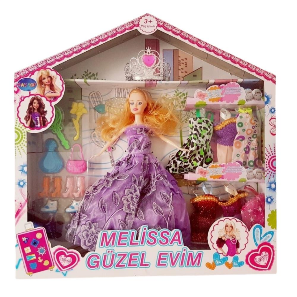 Bebek Yedek Elbiseli Ve Aksesuarlı - 1115-21 (Lisinya)