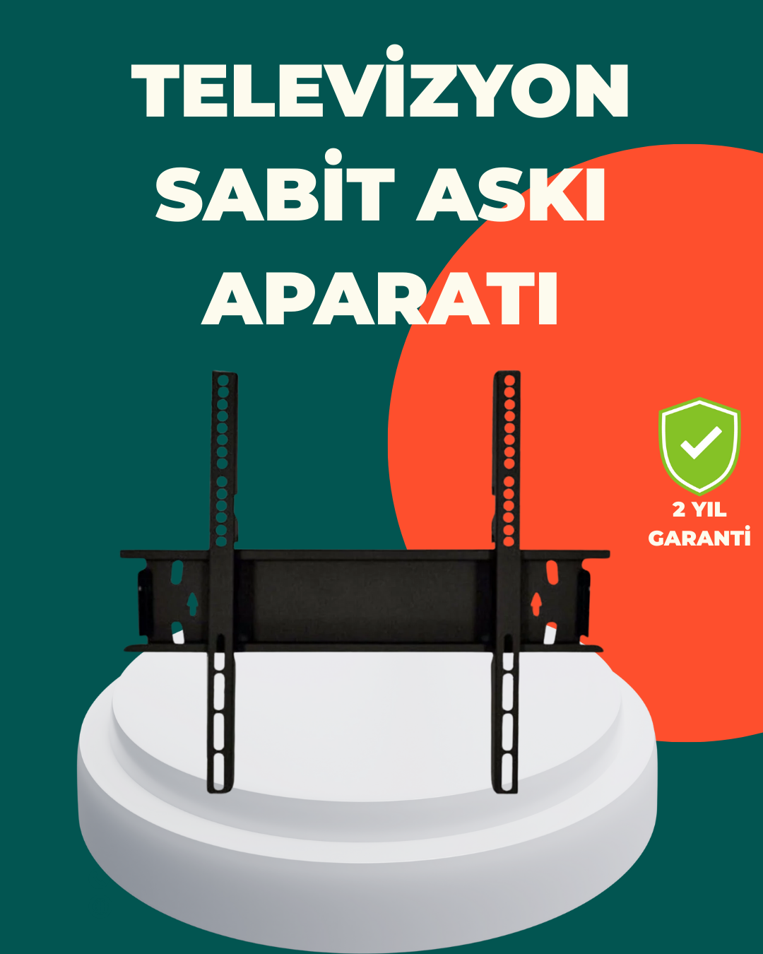 32-65 İnç LCD LED TV Askı Aparatı 75 kg Taşıma Güçlendirilmiş Çelik - Lisinya