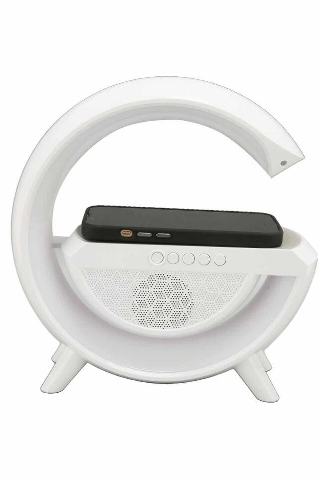 YamanHobi Bluetooth 5.0 Hoparlör FM Radyolu Uyku Zamanlayıcılı Beyaz