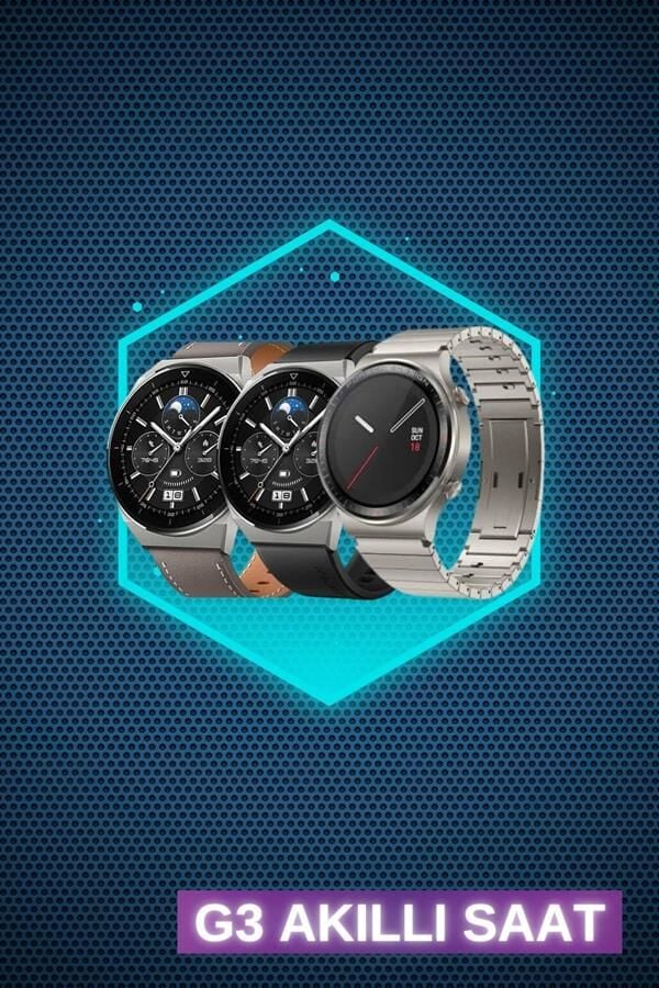 Bluetooth Bağlantılı Akıllı Saat ve Kablosuz Kulaklık Dijital Göstergeli
