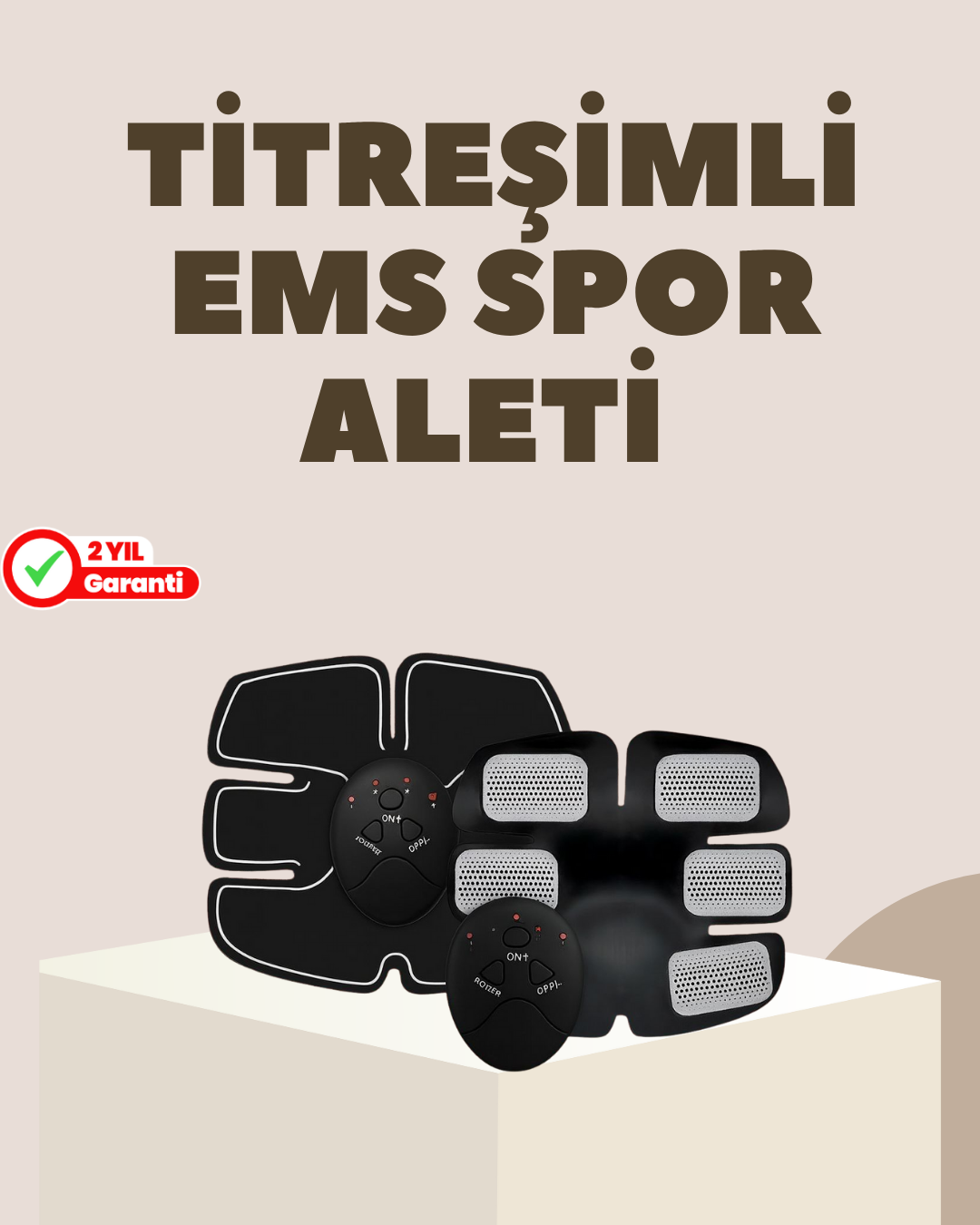 EMS Kas Yapma ve Yağ Yakma Cihazı Titreşimli 2025 Orijinal Spor Aleti - Lisinya