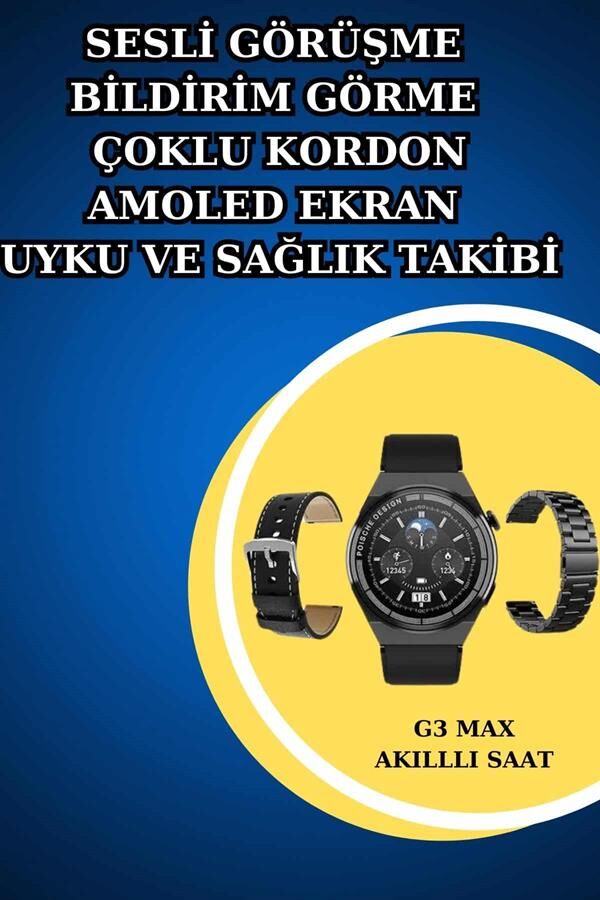 İkili Set Akıllı Saat Ve Bluetooth Kulaklık Kablosuz Uzun Pil Ömrü Spor Modları - YamanHobi