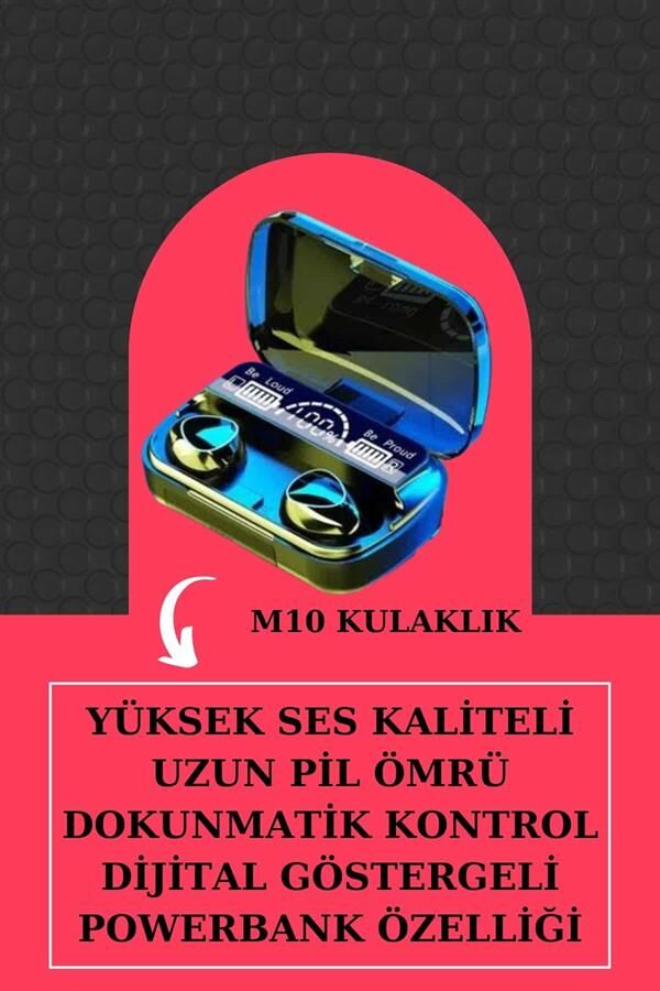 İkili Set Akıllı Saat Ve Bluetooth Kulaklık Kablosuz Uzun Pil Ömrü Spor Modları - YamanHobi