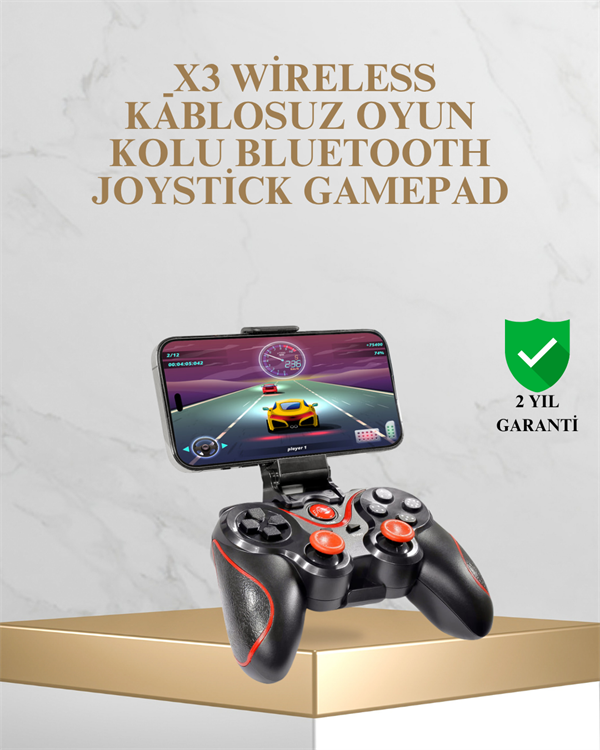 Bluetooth Kablosuz Oyun Kolu – Android iPhone PC Uyumlu - Lisinya