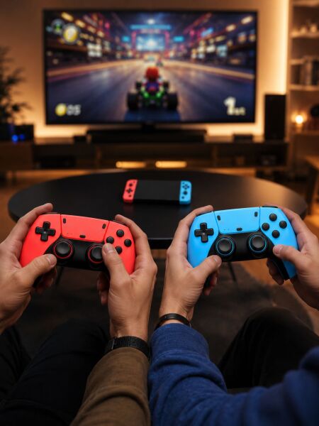 Mini Oyun Konsolu Çift Kablosuz Kontrolcü HDMI Bağlantılı Oyun Cihazı