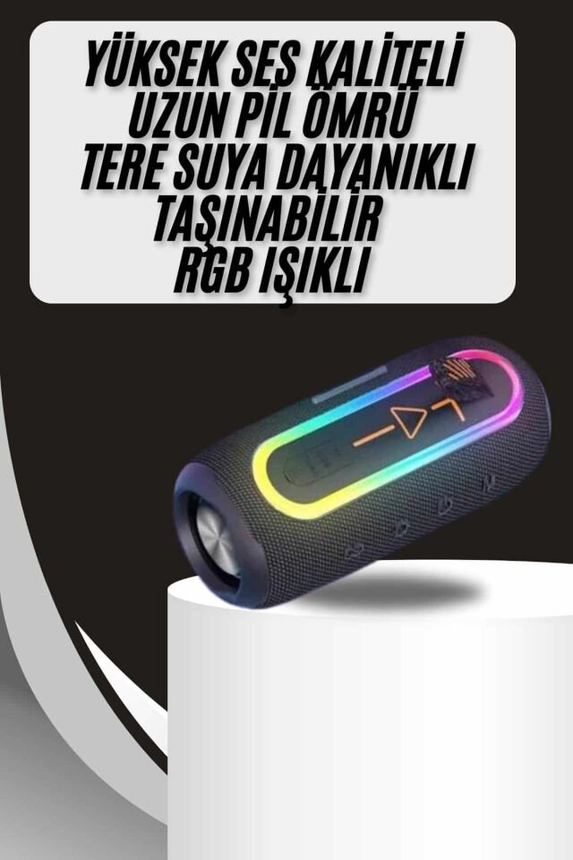 YamanHobi Taşınabilir Mini Bluetooth Hoparlör Kompakt Tasarım Mavi