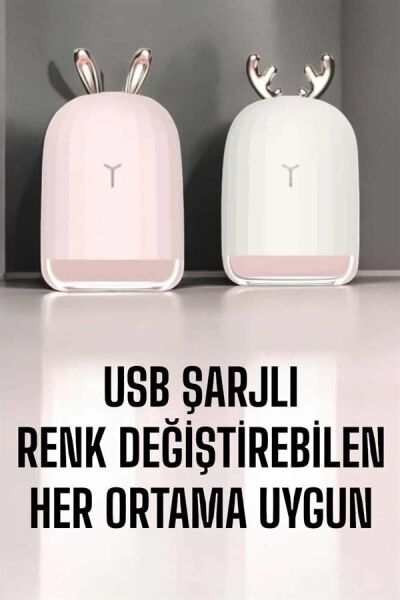 Hava Nemlendirici Aromaterapi Hava Temizleyici Renk Değiştirebilen - Lisinya