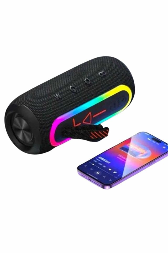 YamanHobi Taşınabilir Mini Bluetooth Hoparlör Kompakt Tasarım Turuncu