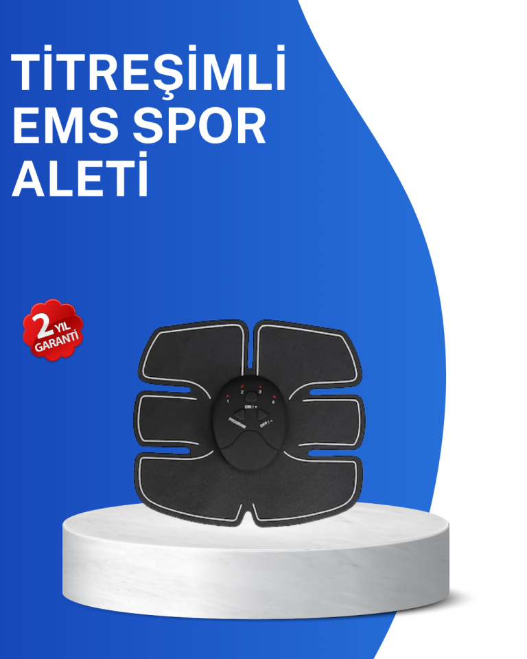 Titreşimli EMS Spor Aleti Karın Kol ve Bacak Kas Yapma Cihazı 2025 Model - Lisinya