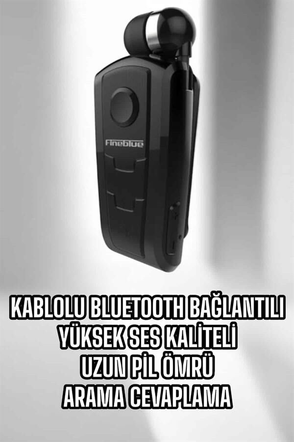 Tüm Telefonlara Uyumlu Mikrofonlu Titreşimli Makaralı Bluetooth Kulakiçi Kulaklık - Lisinya