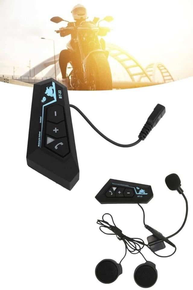 Bluetooth Kask Kulaklığı Intercom 5.0 Bluetooth Android ve İOS Uyumlu - Lisinya