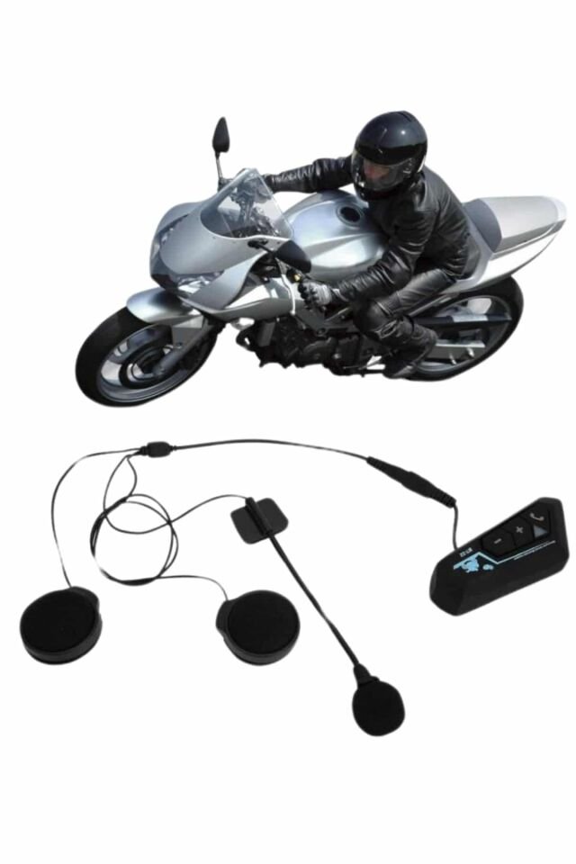 Bluetooth Kask Kulaklığı Intercom 5.0 Bluetooth Android ve İOS Uyumlu - Lisinya