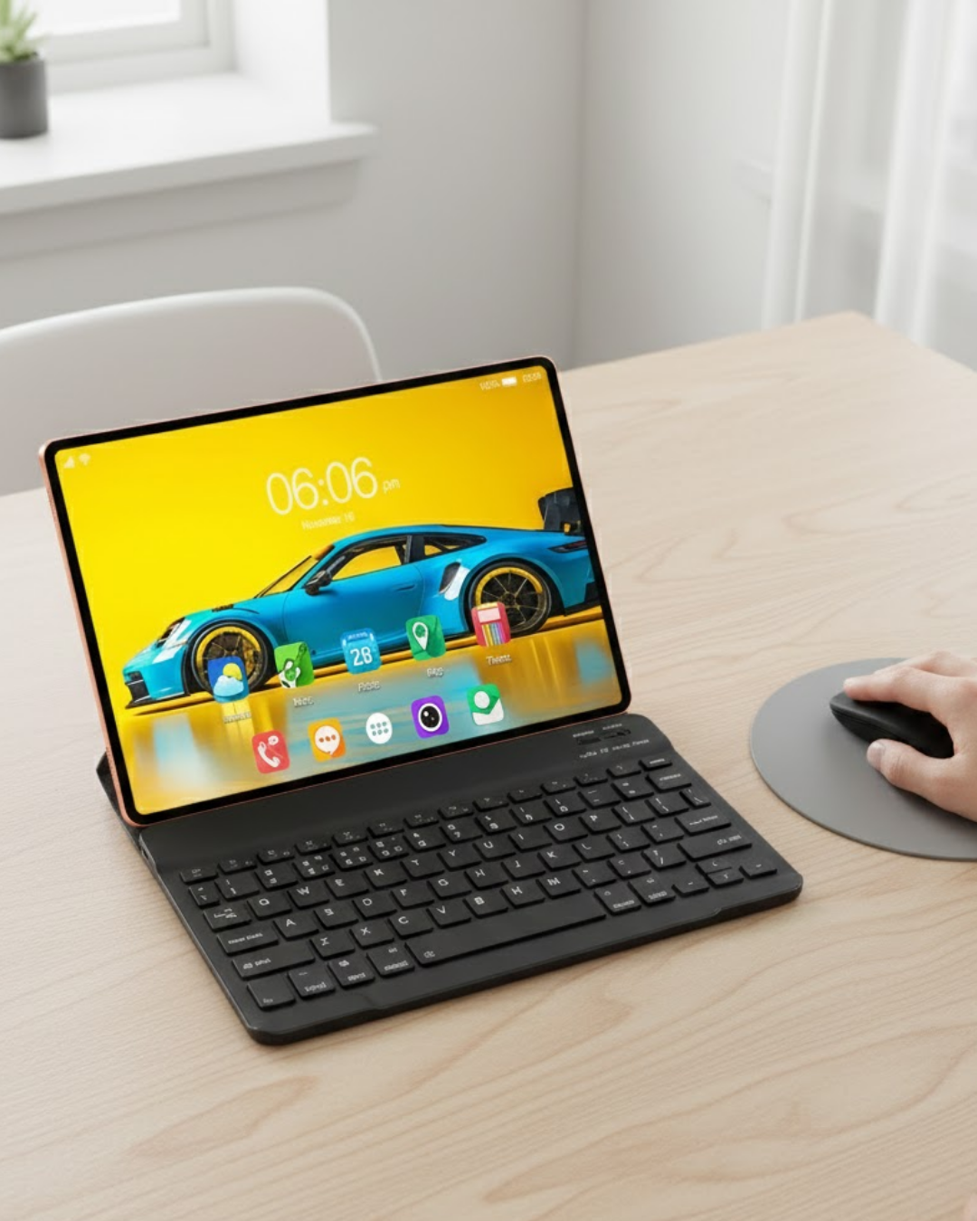 Dokunmatik Android Tablet Klavyeli Kalemli Kılıflı Set - Lisinya