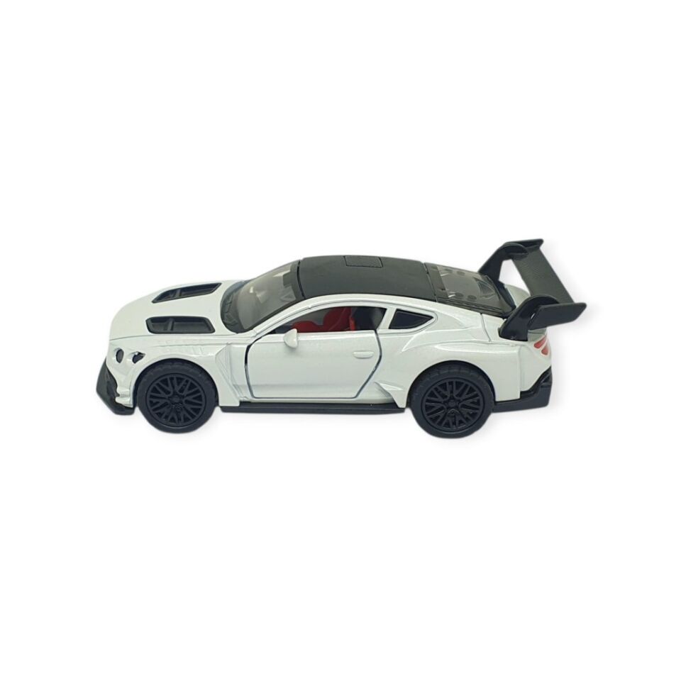 Çek Bırak Metal Arabalar 12 cm - 3671C - Beyaz (Lisinya)