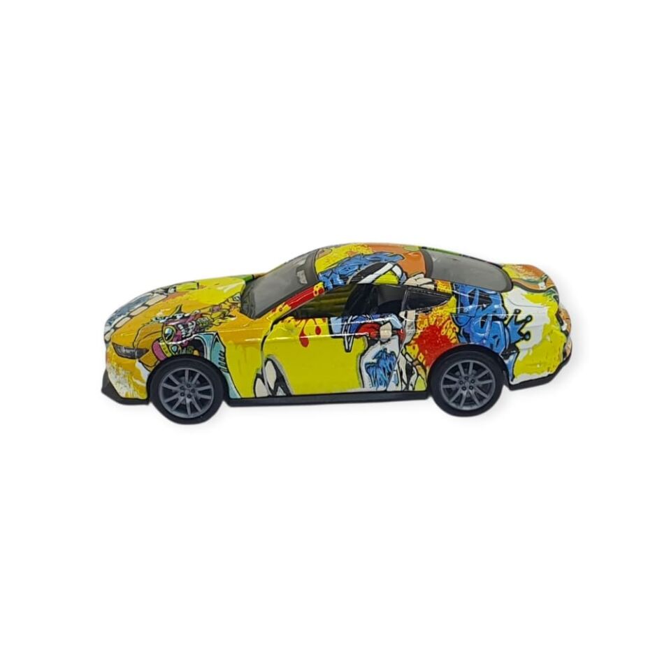 Çek Bırak Grafity Araba Metal -K174C1 - Sarı (Lisinya)