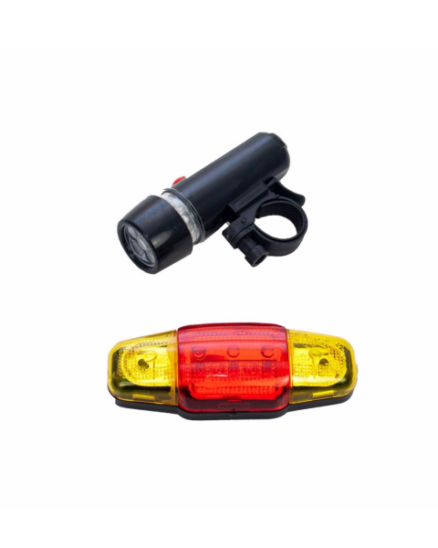 Bisiklet Emniyet Işığı Seti Güçlü LED Ön Far Arka Stop Lambası