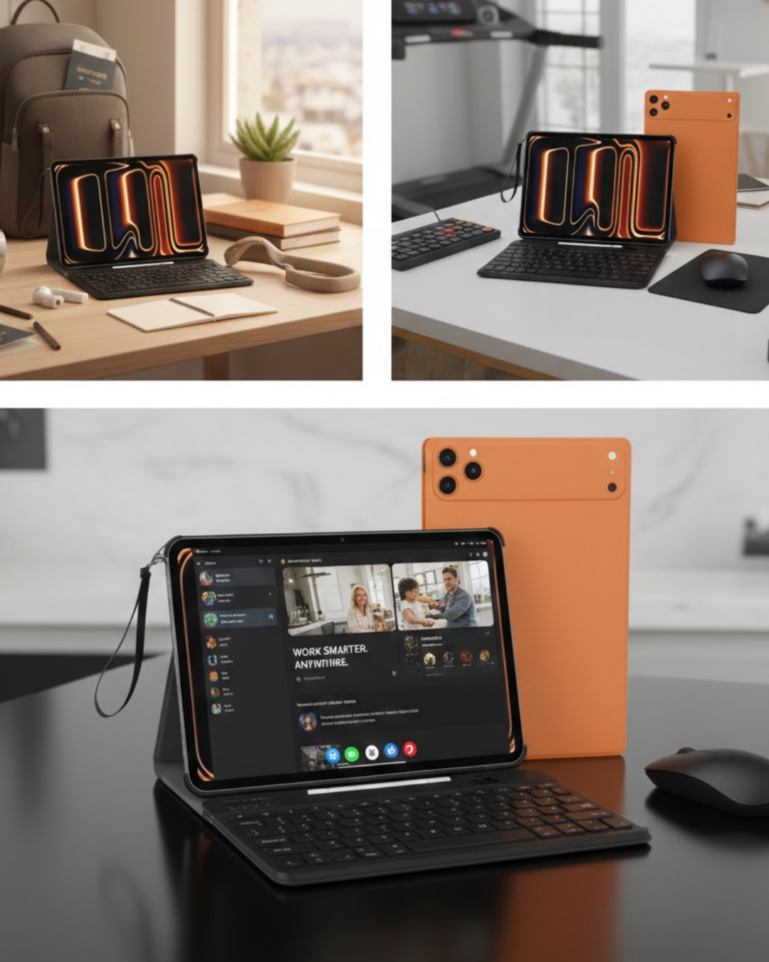 Tablet PC Klavyeli Set Geniş Ekran Yüksek Depolama ve Android Sistem - Lisinya