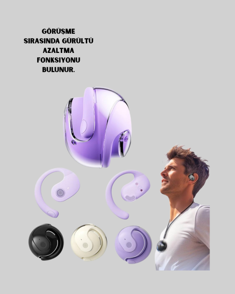 Kulak Arkası Bluetooth Kulaklık, Gürültü Azaltma - Lisinya