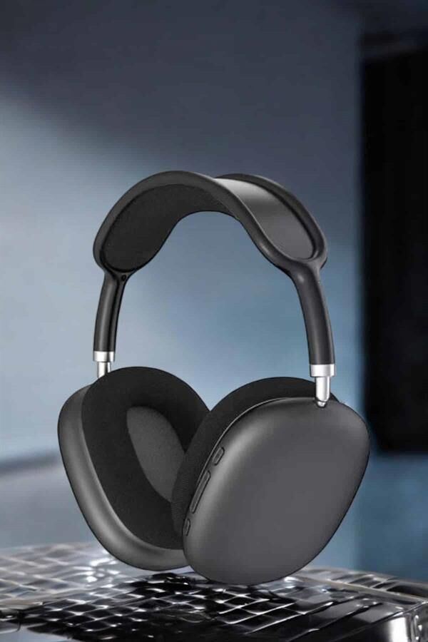 P9 Plus Hi-fi Ses Kalitesi Ayarlanabilir Mikrofonlu Bluetooth Kulaklık Siyah - Lisinya