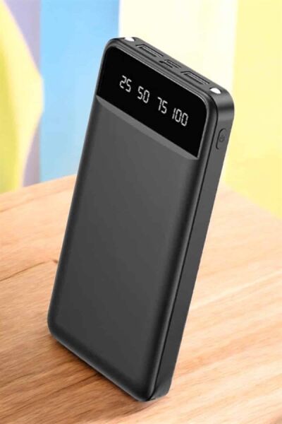 Powerbank 20.000 Mah LCD Ekran USB Lightning Type-C Uyumlu İOS ve Android - Lisinya