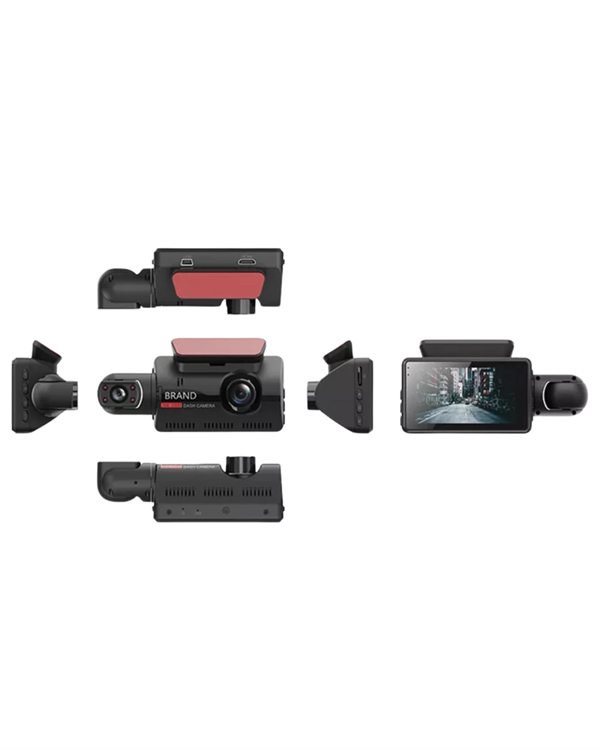 Araç İçi ve Ön Kameralı 3 İnç IPS Ekranlı Full HD Güvenlik Kamerası - Lisinya
