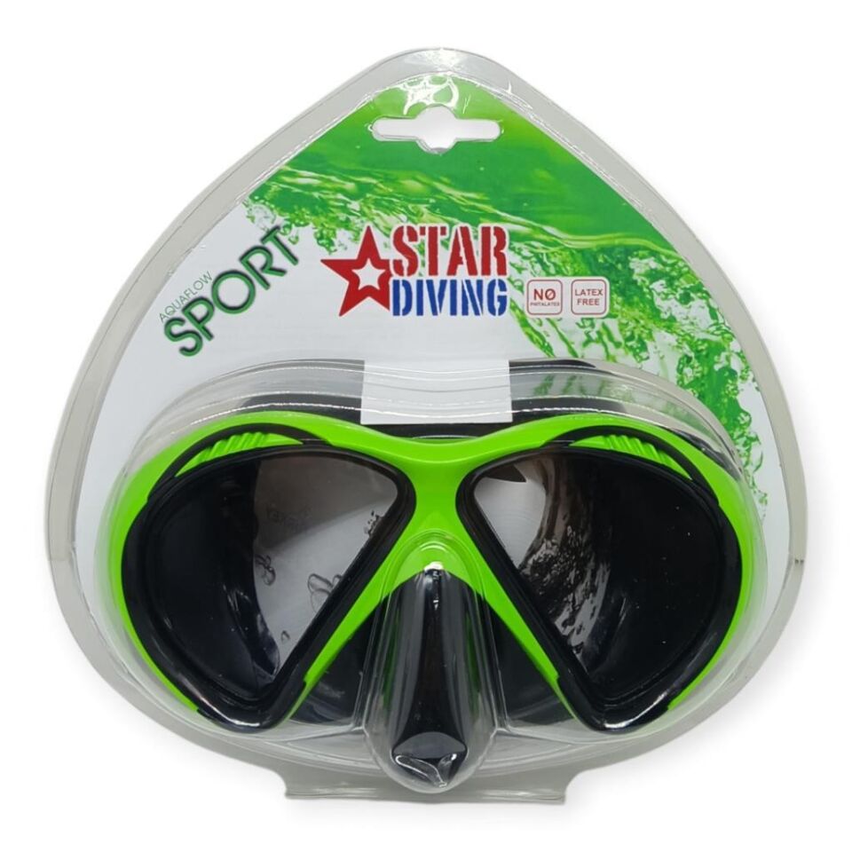 Star Diving Dalış Maskesi Yetişkin - 51701-YEŞİL (Lisinya)