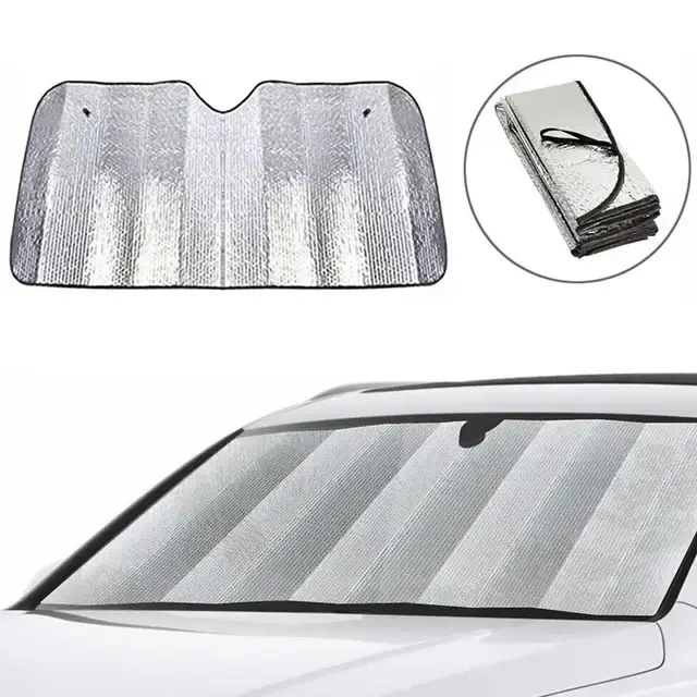 Isı ve Güneş Yansıma Önleyici Oto Ön Cam Güneşliği Opel Astra Fiat Egea Hyundai i20 Renault Megane - Lisinya