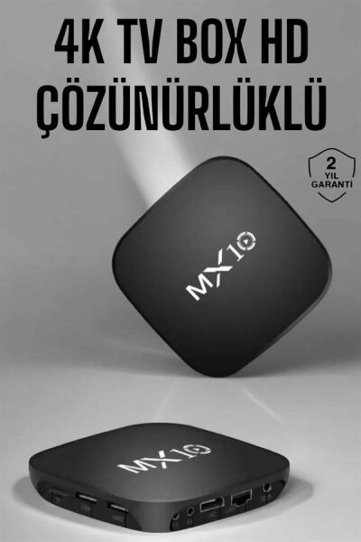 TV Box HD Çözünürlüklü 4 Çekirdekli 8 GB Dahili Hafıza Android Uyumlu - Lisinya