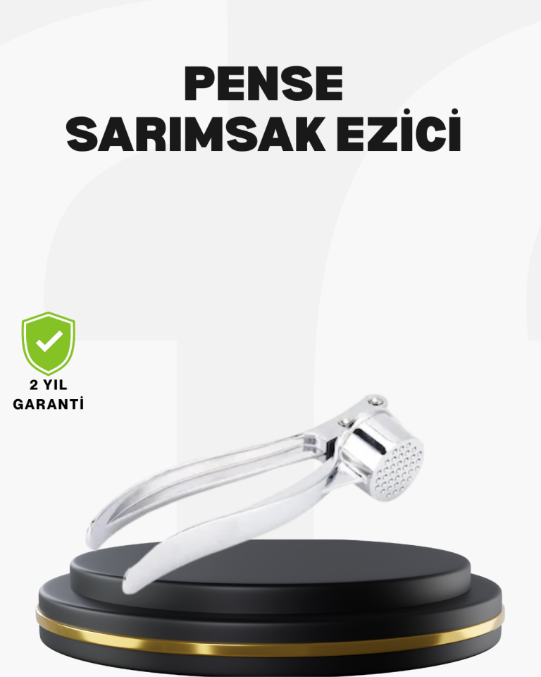 Profesyonel Sarımsak Ezici Sağlam Yapı ve Rahat Kavrama - Lisinya