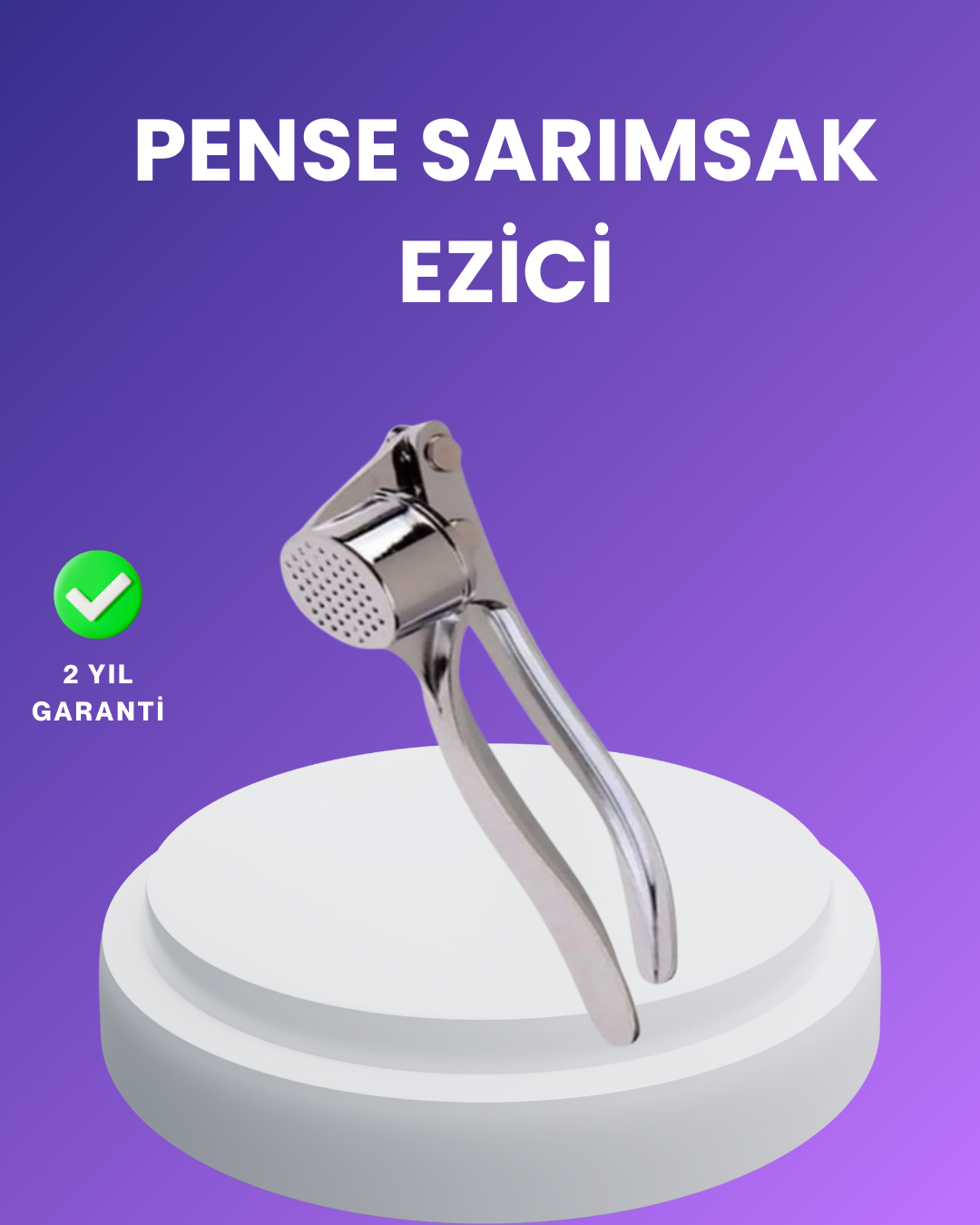 Sarımsak Presi Kolay Temizlik ve Yüksek Basınçlı Ezme - Lisinya