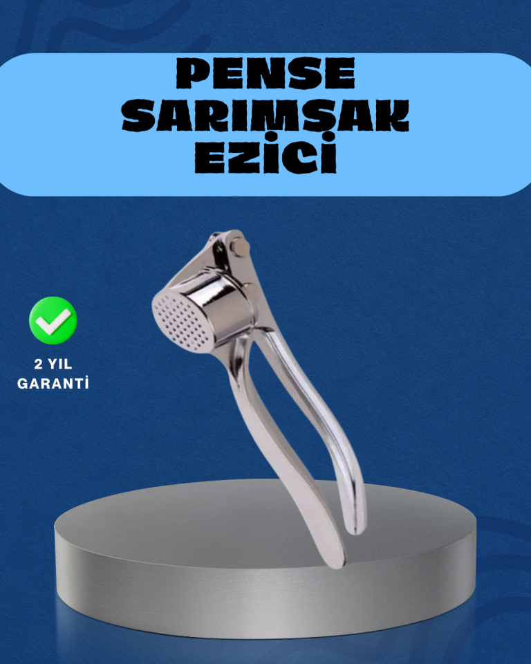 Mutfak Sarımsak Ezici Kaymaz Saplı Güçlü Mekanizma - Lisinya