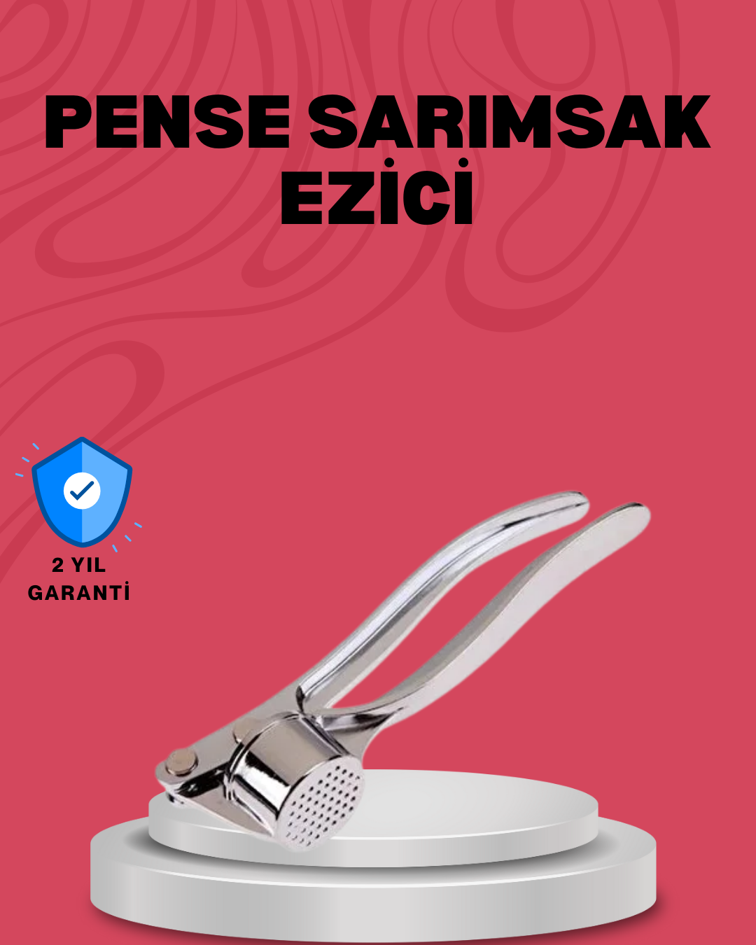 Sarımsak Ezici Kolay Kullanım ve Dayanıklı Gövde - Lisinya