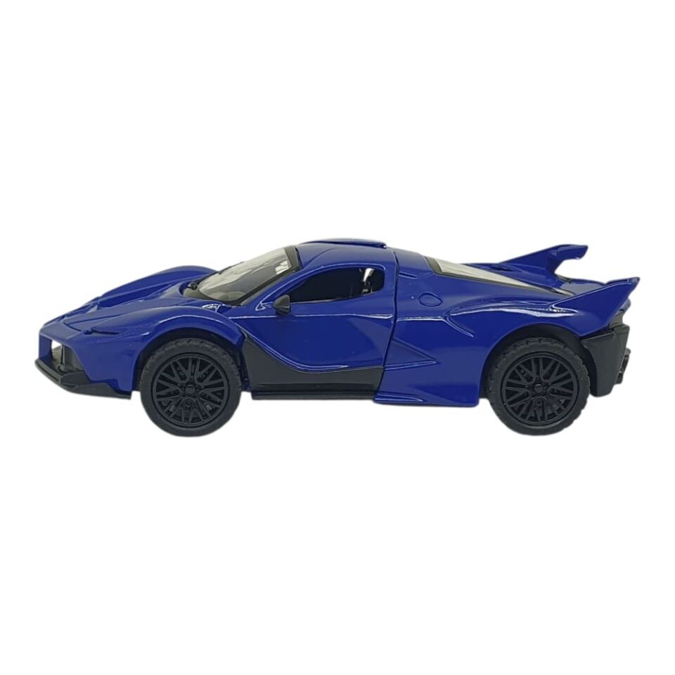 Çek Bırak Metal Arabalar 13 cm - SR2212- Mavi (Lisinya)