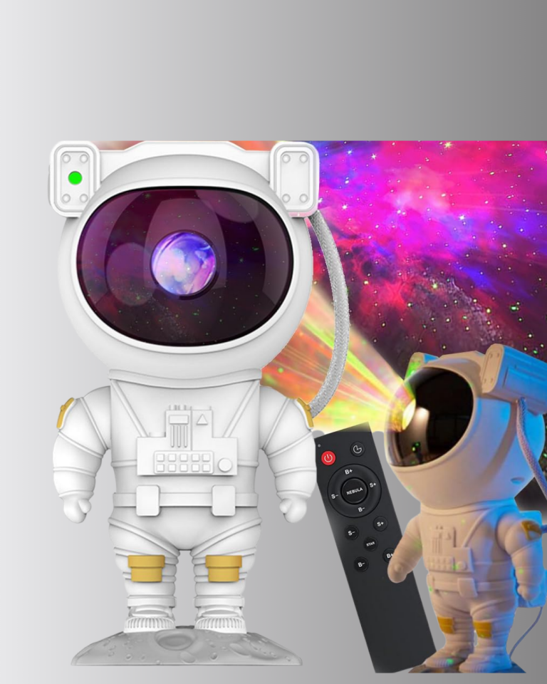 8 Efektli Astronot Galaxy Projektör Uzaktan Kumandalı LED Gece Lambası - Lisinya