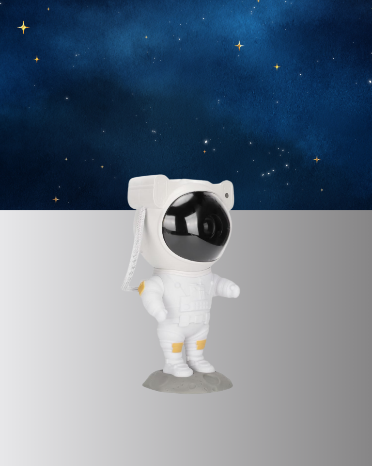 Astronot Şekilli Galaxy Projeksiyon Lambası Nebula Efektli Dekoratif Lamba - Lisinya