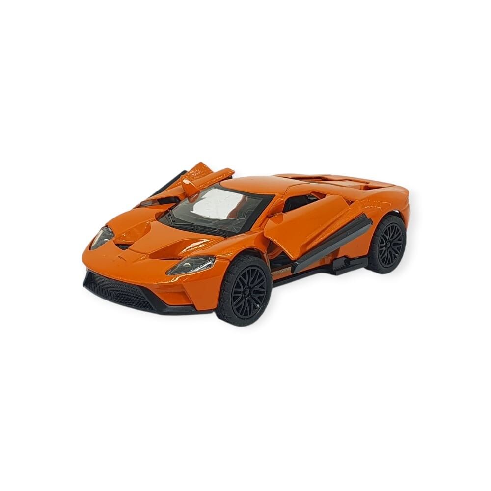 Çek Bırak Metal Arabalar 13 cm - SR2211- Turuncu (Lisinya)