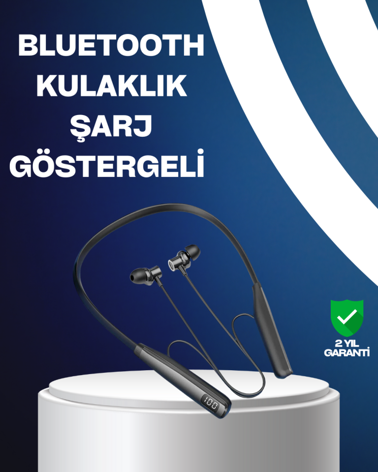 Bluetooth 5.3 Boyun Bantlı Kulaklık – Oyun ve Müzik Modu, SD Kart Desteği - Lisinya