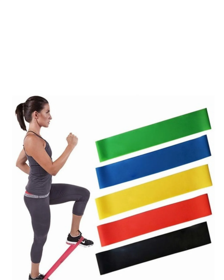 Pilates Direnç Lastiği Fitness Yoga ve Evde Spor İçin Çok Amaçlı Bant - Lisinya