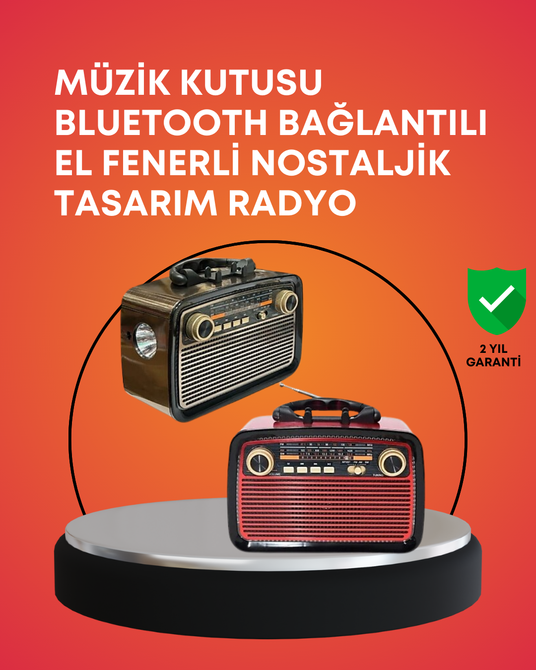 YamanHobi 1 kg Kompakt Taşınabilir Hoparlör Kahverengi