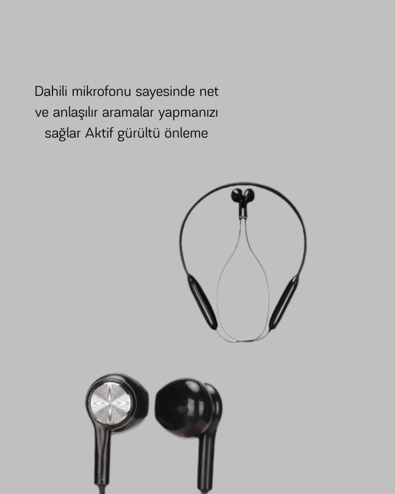 YamanHobi Dokunmatik Kontrollü Bluetooth Kulaklık Kulak İçi Tasarım